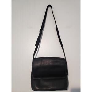 (55) Y2K Vintage Clava American Handbag Purse Crossbody Black Leather Colombia